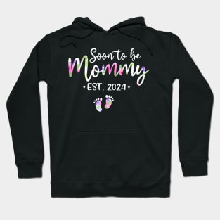 Soon To Be Mommy Mom Est 2024 Expect Baby Hoodie